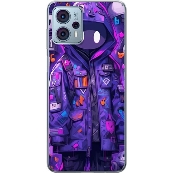 Motorola Moto G23 Gennemsigtig cover Anime