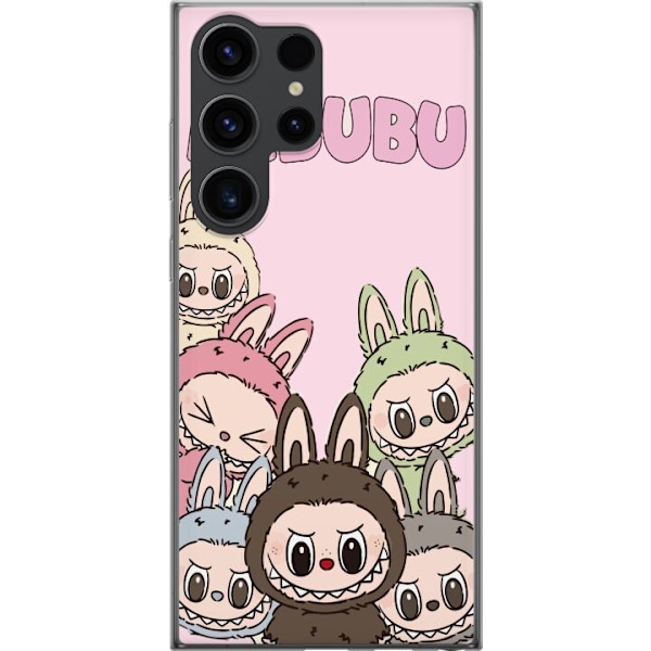 Samsung Galaxy S24 Ultra Läpinäkyvä kuori Labubu Classics