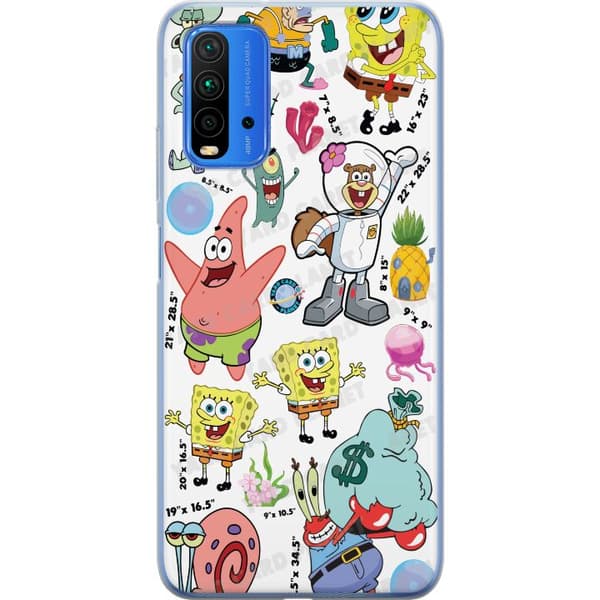 Yhteensopiva Puhelinkuori Xiaomi Redmi Note 9 4G SpongeBob SquarePants
