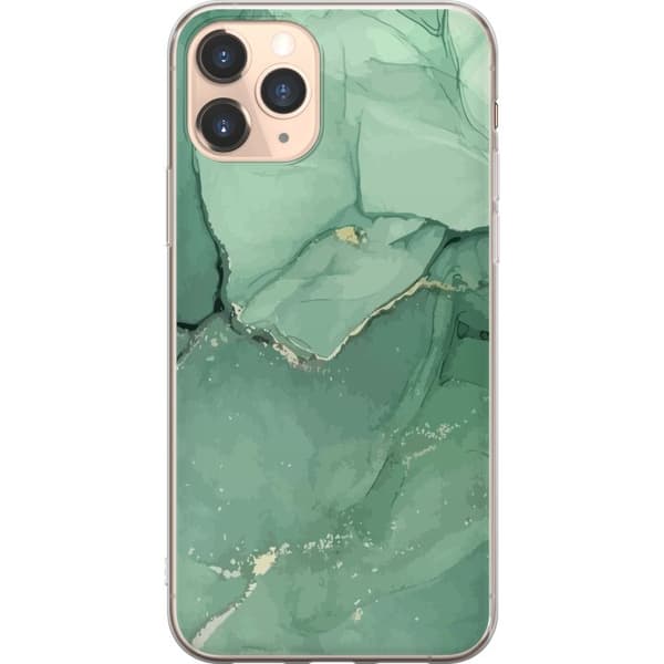 Yhteensopiva Puhelinkuori Apple iPhone 11 Pro Vihreä marmori