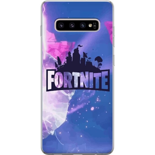 Samsung Galaxy S10+ Läpinäkyvä kuori Fortnite