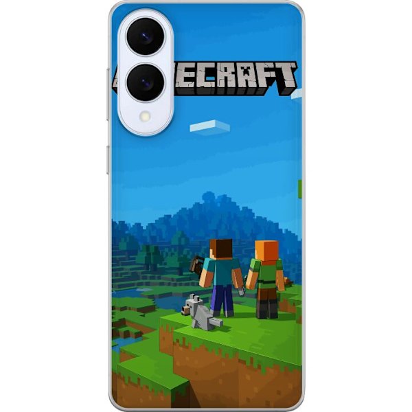 Samsung Galaxy S25 Edge Läpinäkyvä kuori Minecraft Key Art