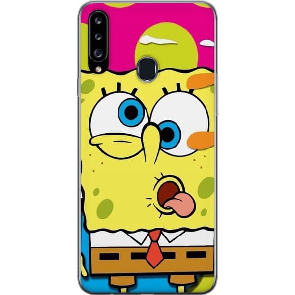 Kompatibelt Mobildeksel til Samsung Galaxy A20s SpongeBob SquarePants