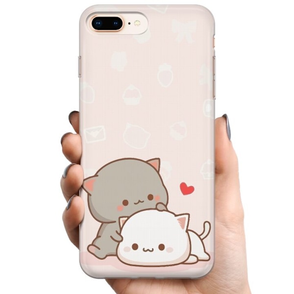 Apple iPhone 7 Plus TPU Mobilcover Kawaii