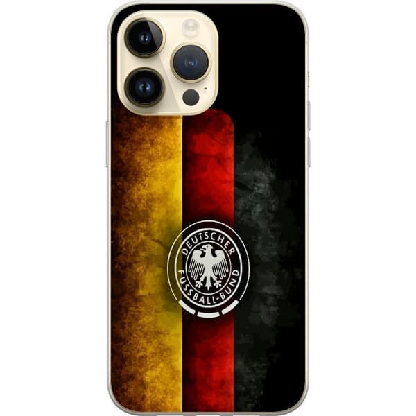 Kompatibelt Mobildeksel til Apple iPhone 15 Pro Max Tysk fotbollsemblem svart