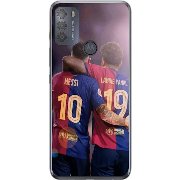 Motorola Moto G50 Genomskinligt Skal Lamine Yamal Messi