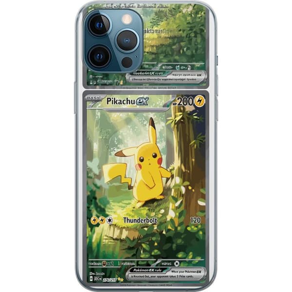Kompatibel Mobilcover til Apple iPhone 12 Pro Max Pikachu grøn