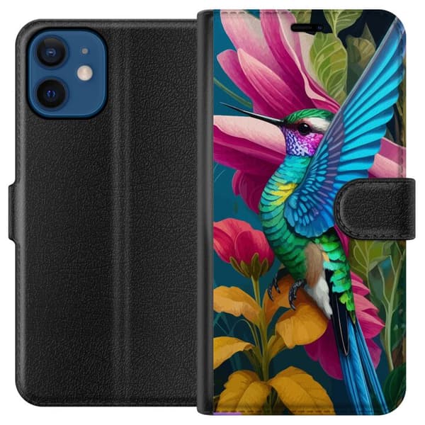 Kompatibelt Plånboksfodral till Apple iPhone 12 Kolibri