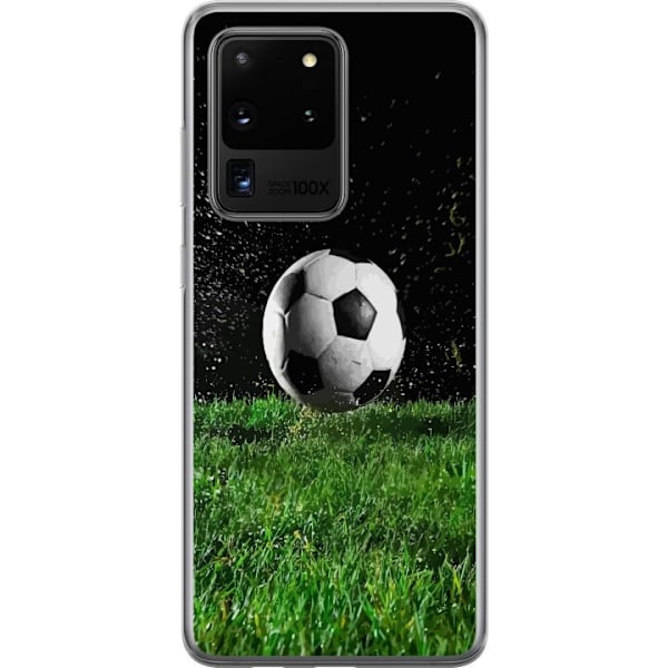 Samsung Galaxy S20 Ultra Gennemsigtig cover Fodbold Handling