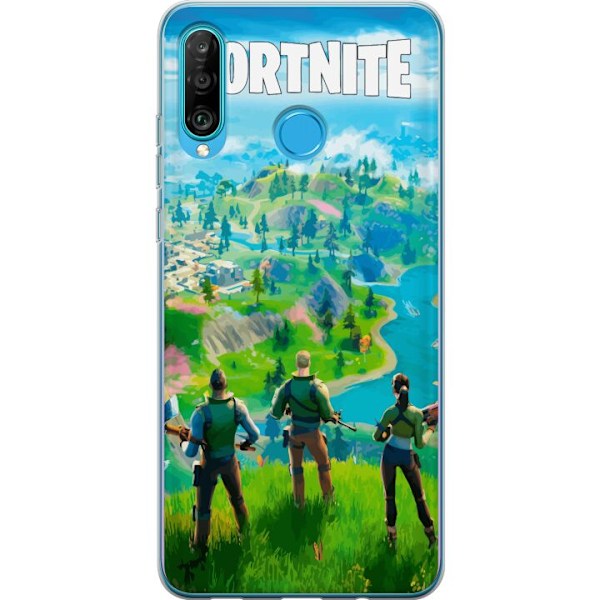 Huawei P30 lite Gennemsigtig cover Fortnite