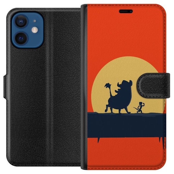 Apple iPhone 12  Tegnebogsetui Hakuna Matata
