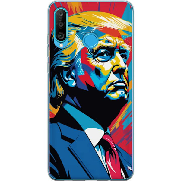 Huawei P30 lite Läpinäkyvä kuori Trump