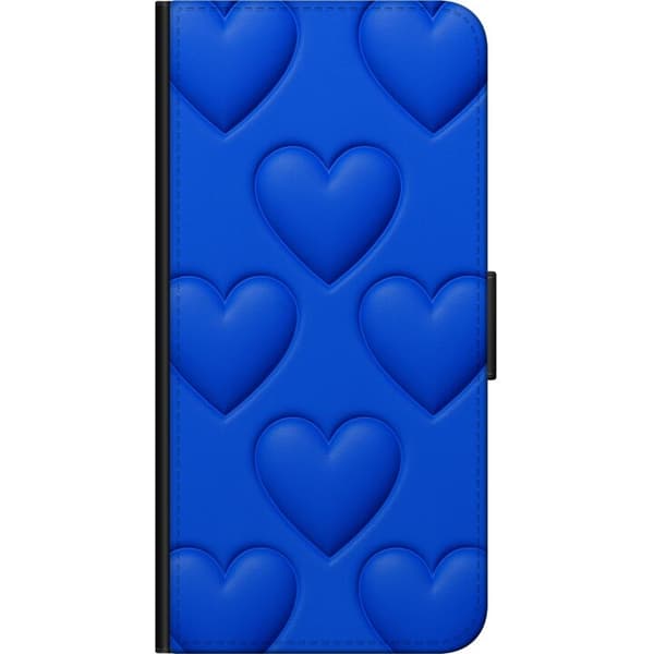 Kompatibelt Plånboksfodral till OnePlus 9 Pro Blue Hearts