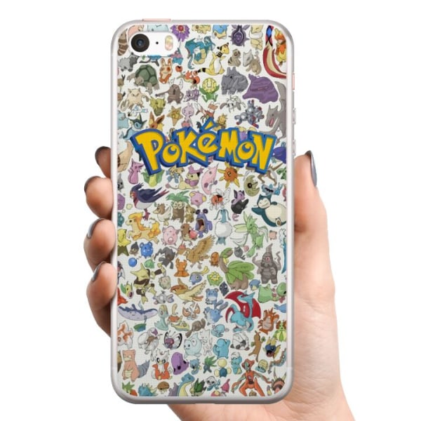 Apple iPhone 5s TPU Mobildeksel Pokemon