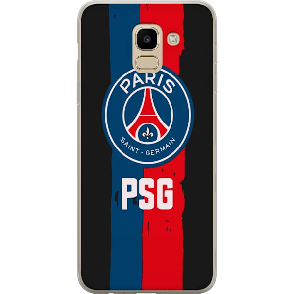 Samsung Galaxy J6 Läpinäkyvä kuori Paris Saint-Germain F.C.