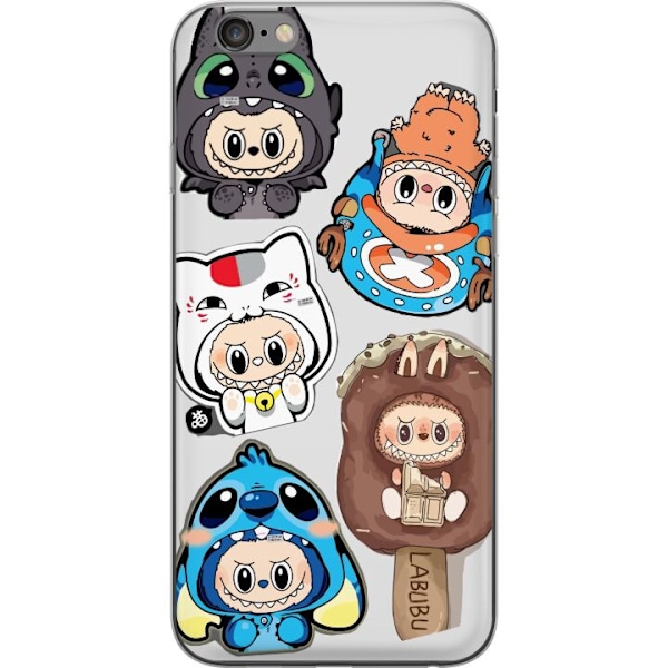 Apple iPhone 6 Plus Läpinäkyvä kuori Labubu hahmokokoelma -