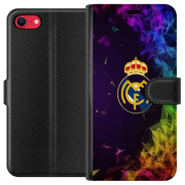 Kompatibelt Lommeboketui til Apple iPhone 8 Real Madrid