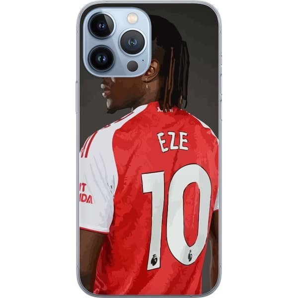 Kompatibelt Mobildeksel til Apple iPhone 13 Pro Max Eberechi Eze Arsenal – Nummer 10 i rød drakt portrettbilde