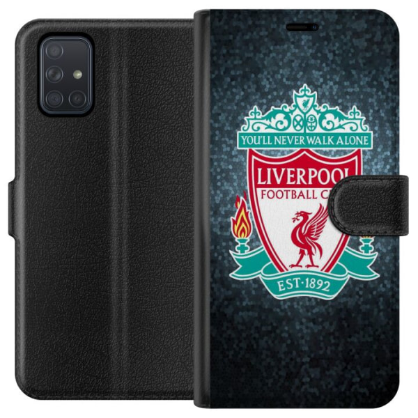 Samsung Galaxy A71 Lompakkokotelo Liverpool Football Club