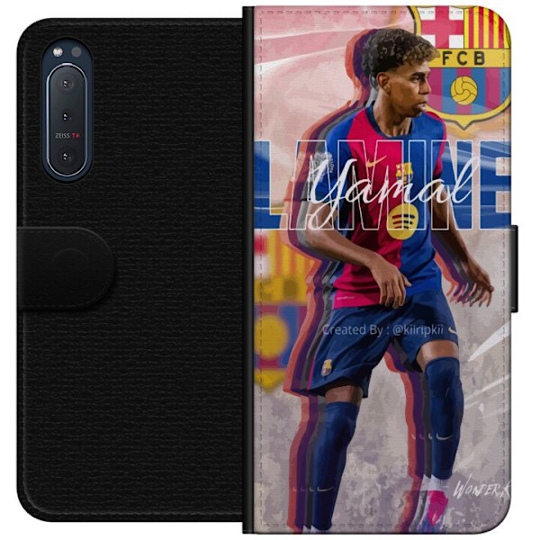 Sony Xperia 5 II Lompakkokotelo Lamine Yamal FCB