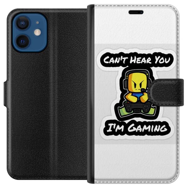 Kompatibel Tegnebogsetui til Apple iPhone 12 mini Roblox Spil