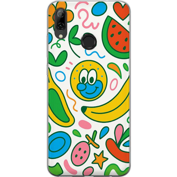 Huawei P smart 2019 Läpinäkyvä kuori Perhosverho