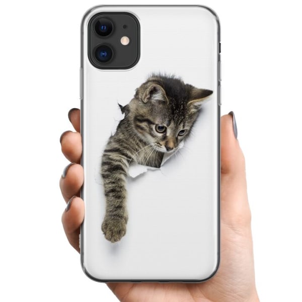 Apple iPhone 11 TPU Mobildeksel Katt