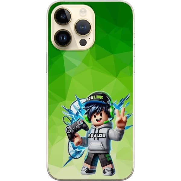 Kompatibel Mobilcover til Apple iPhone 14 Pro Max Spelande avatarfigur grøn