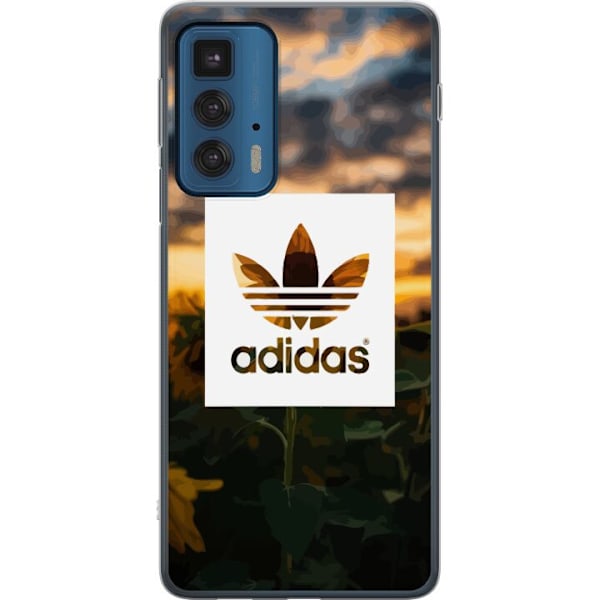 Motorola Edge 20 Pro Gennemsigtig cover Adidas