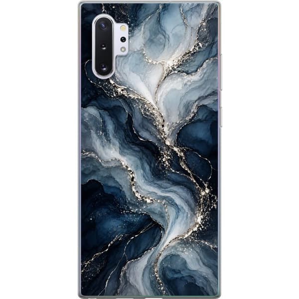 Kompatibel Mobilcover til Samsung Galaxy Note10+ Blå agat blå