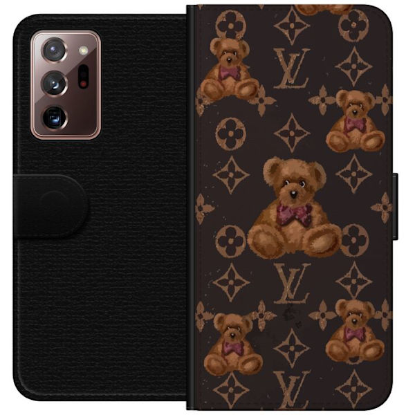 Samsung Galaxy Note20 Ultra Tegnebogsetui Louis Vuitton Teddybjørn Mønster Luksus Mode Design Populært Motiv Mode Trend Luksuriøse Accessories