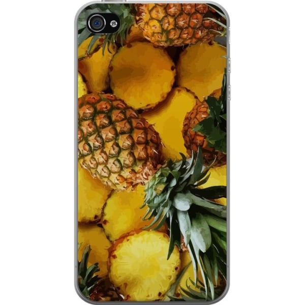 Apple iPhone 4s Genomskinligt Skal Tropisk Frukt
