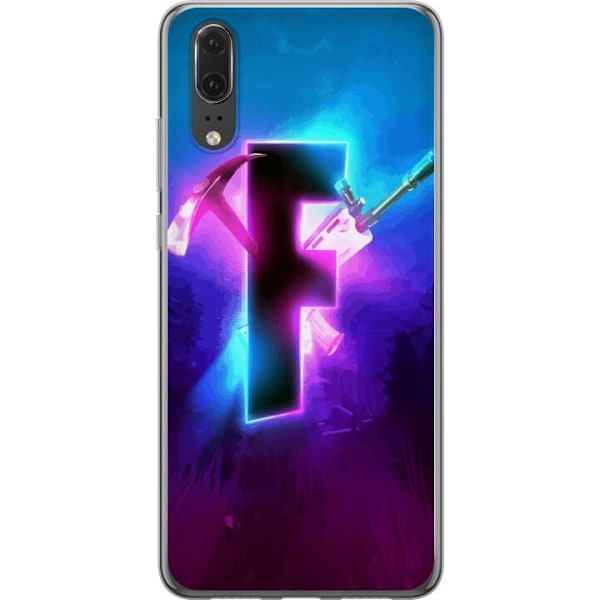 Huawei P20 Läpinäkyvä kuori Fortnite