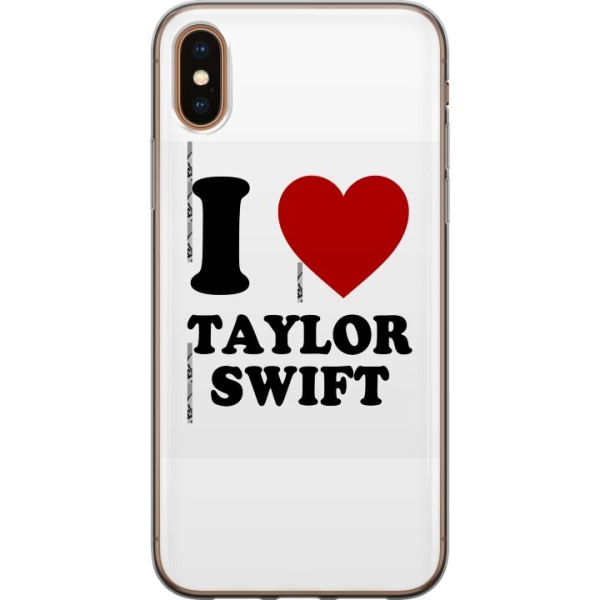 Apple iPhone X Gennemsigtig cover Taylor Swift