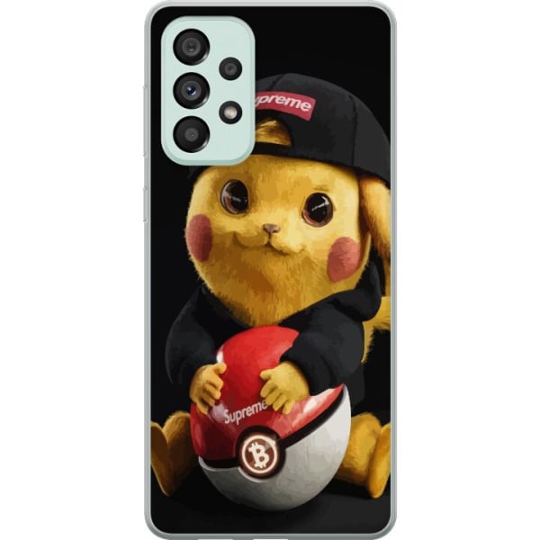 Samsung Galaxy A73 5G Gennemsigtig cover Pikachu Supreme