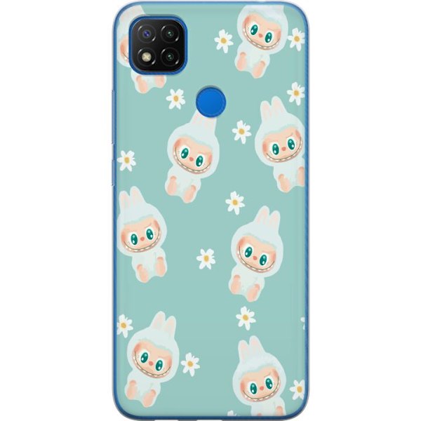 Xiaomi Redmi 9C NFC Läpinäkyvä kuori Labubu Candy Vibes