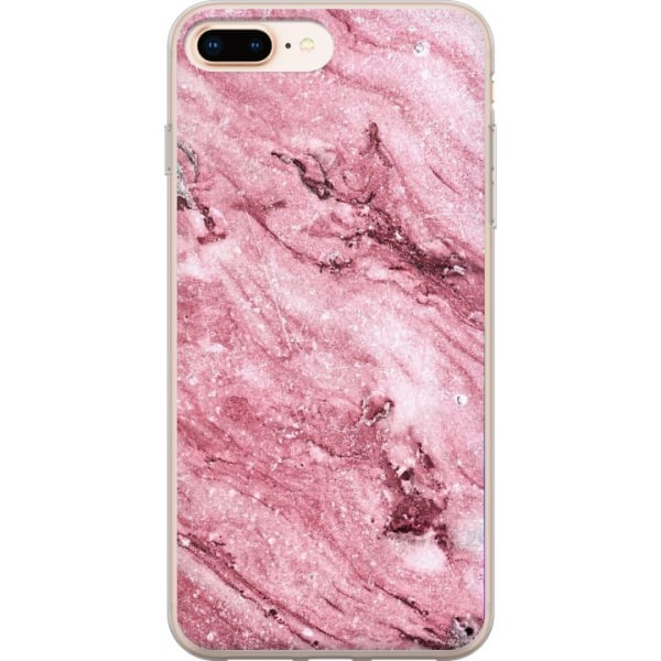 Apple iPhone 7 Plus Gennemsigtig cover Glitter Marmor