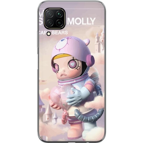 Huawei P40 lite Läpinäkyvä kuori Mega Space Molly Care Bear