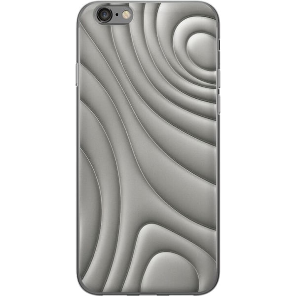 Apple iPhone 6 Gennemsigtig cover Sølvbølger