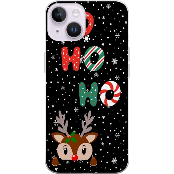 Apple iPhone 15 Plus Gennemsigtig cover HO HO HO