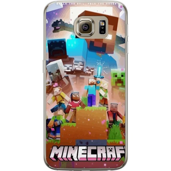 Samsung Galaxy S6 Läpinäkyvä kuori Minecraft