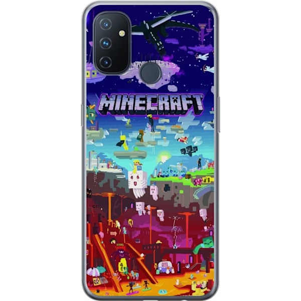 OnePlus Nord N100 Läpinäkyvä kuori Minecraft