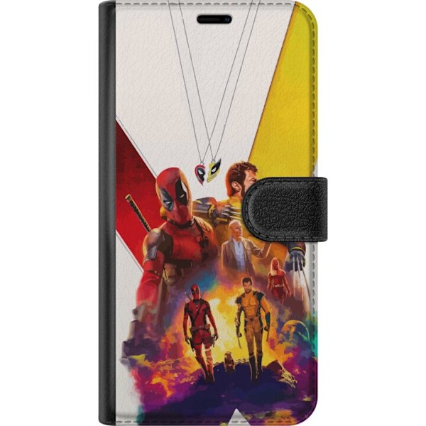 Xiaomi Redmi Note 12 Pro Plånboksfodral Wolverine Deadpool