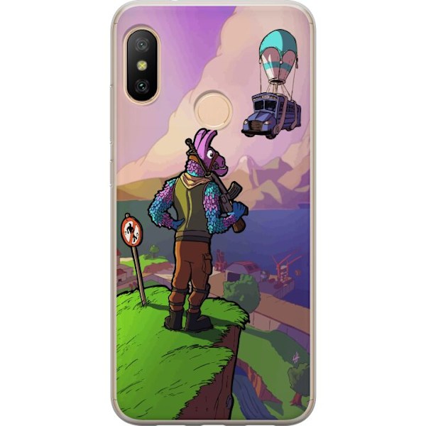 Xiaomi Redmi 6 Pro Gjennomsiktig deksel Fortnite