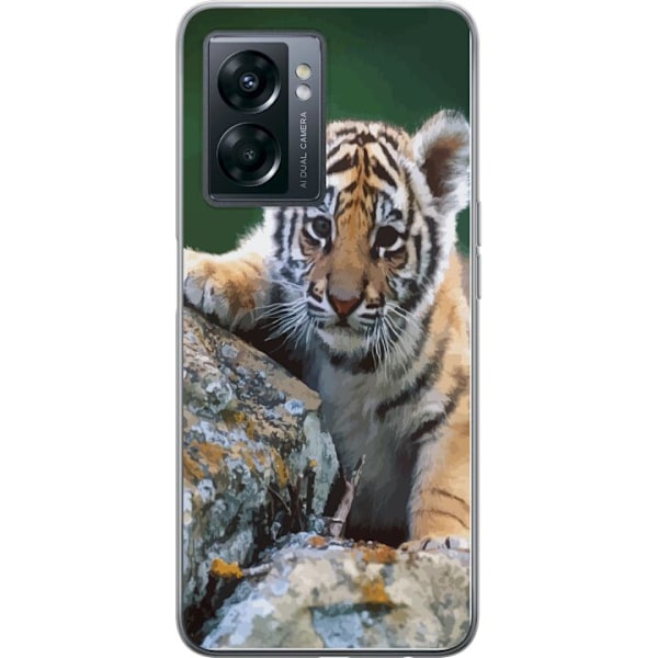 OnePlus Nord N300 Gennemsigtig cover Tiger