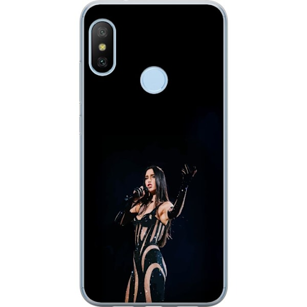 Xiaomi Mi A2 Lite Genomskinligt Skal Dua Lipa – Pop Star Aes