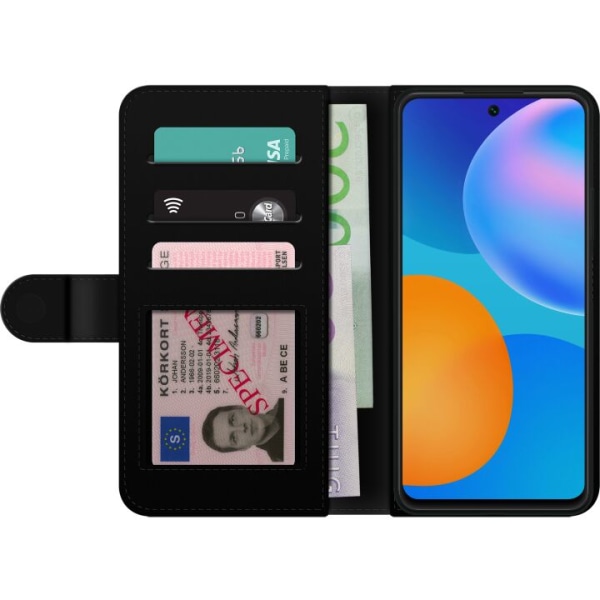 Huawei P smart 2021 Tegnebogsetui Farverige poter