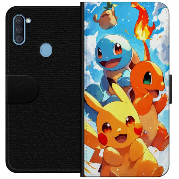Samsung Galaxy A11 Lommeboketui Pocket Creatures - inspirert a