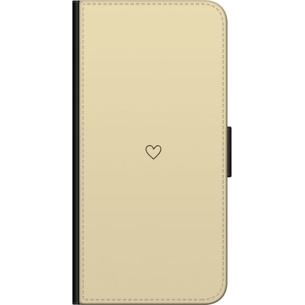 Kompatibel Tegnebogsetui til OnePlus 9 Pro Hjerte Gul