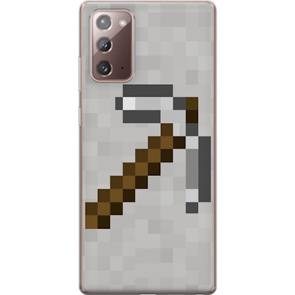 Samsung Galaxy Note20 Genomskinligt Skal Minecraft Tools